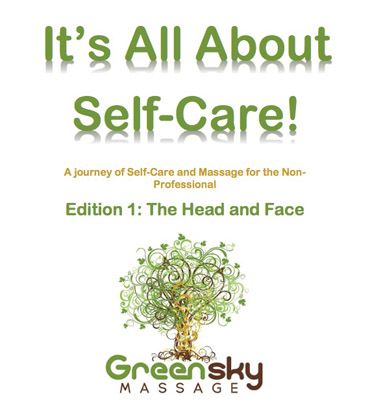 cover of It's All About Self-Care by Nicole Greenhouse of Green Sky Massage